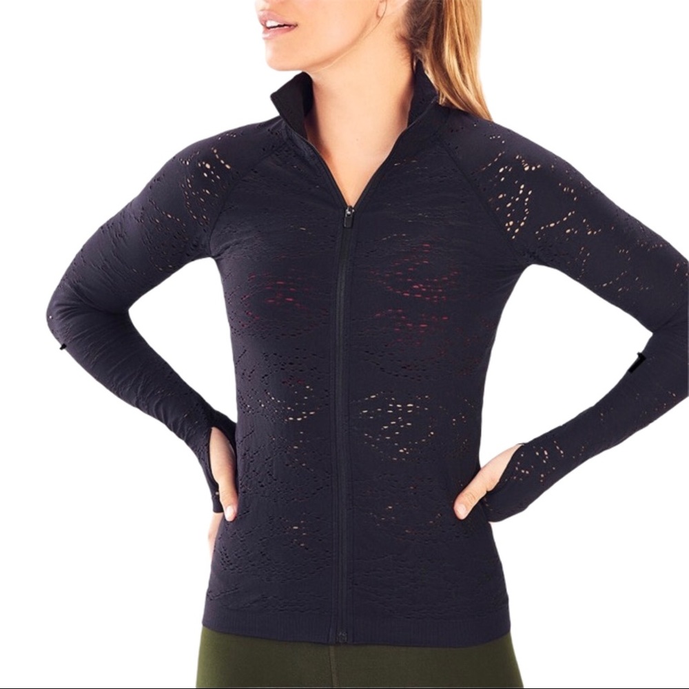 Fabletics Luciana Seamless Zip Up Workout Jacket